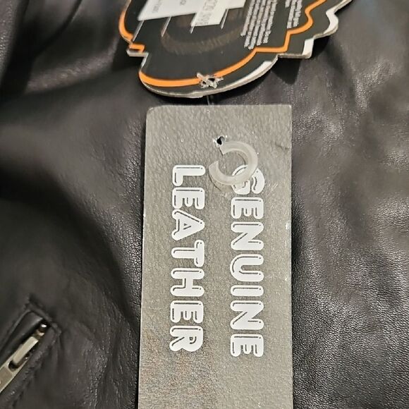 Daniel smart Black Leather Jacket 2XL - Picture 7 of 9